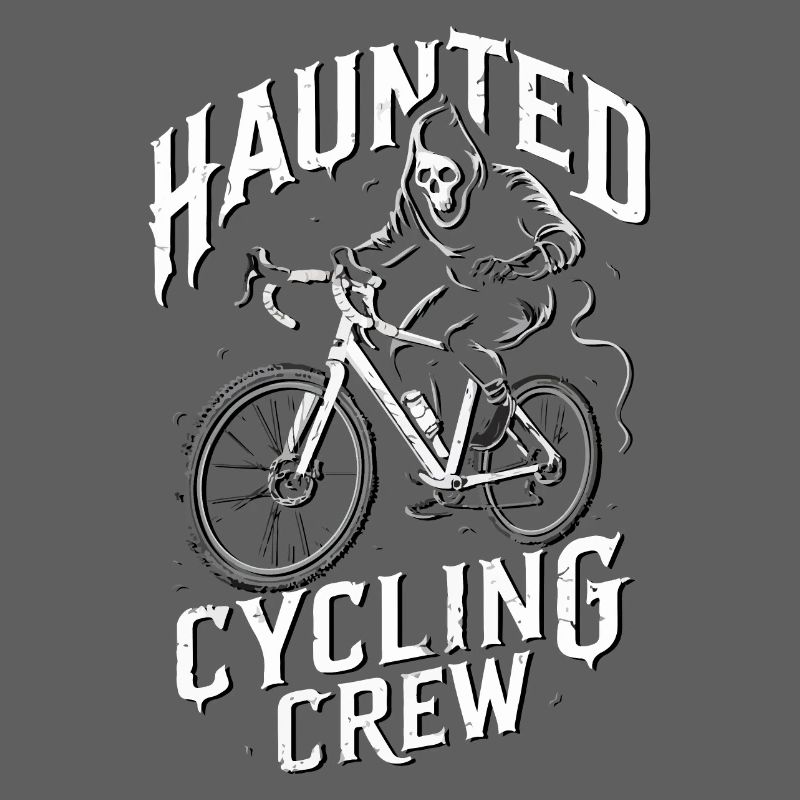 Haunted Cycling Crew Ghostly Rider Design