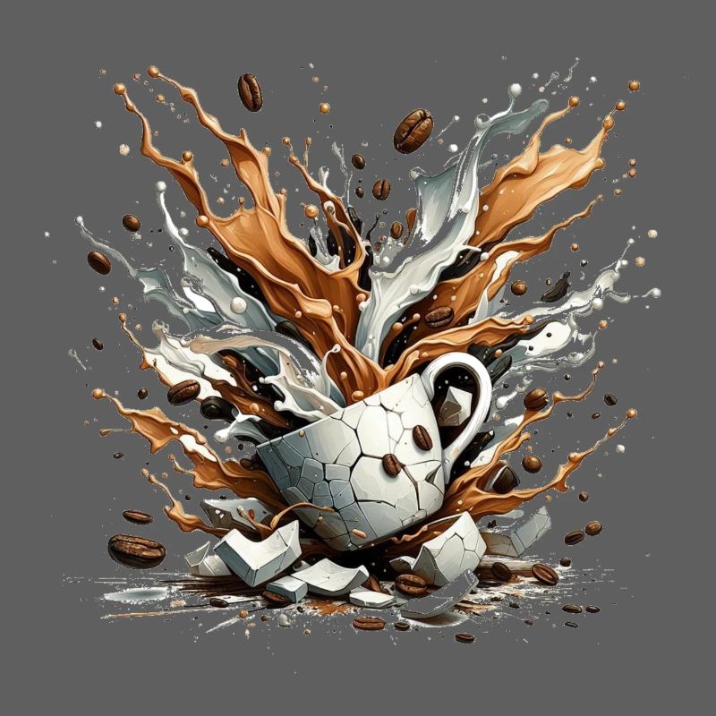 Exploded Coffee - 100 % caféine