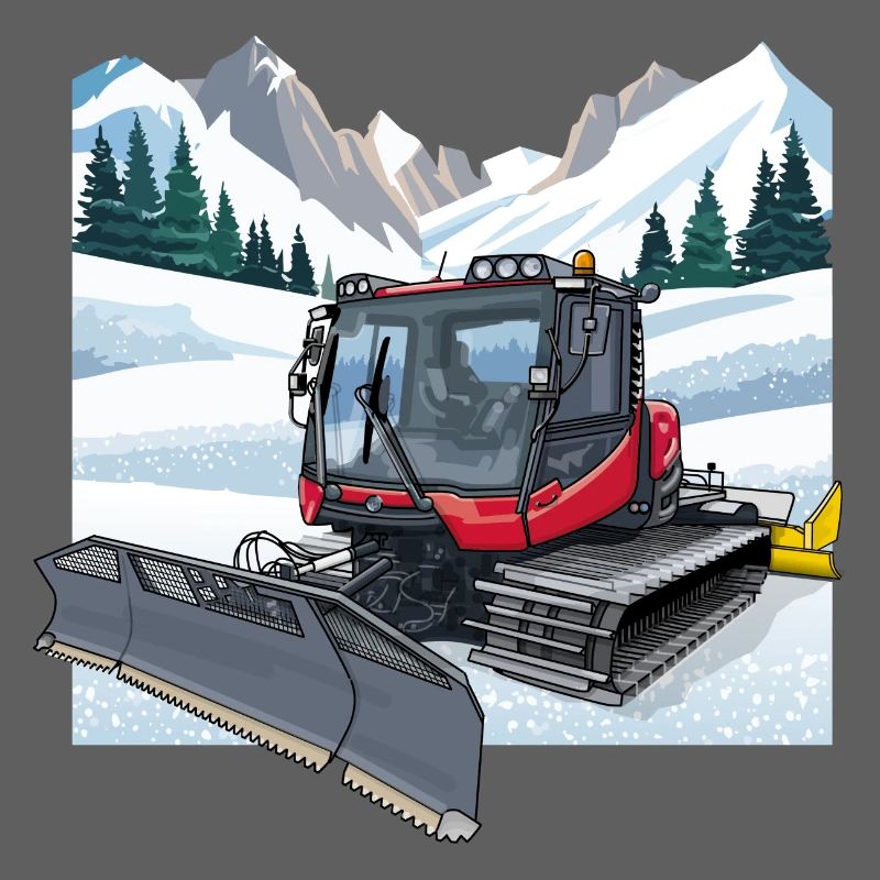 Déneigement de la dameuse