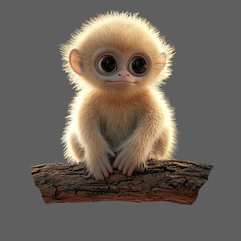 Gibbon Monkey Whitehand Gibbon Monkey Cute Lar Gibbons