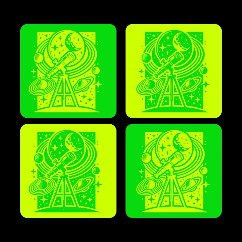 Design rétro d’astronomie
