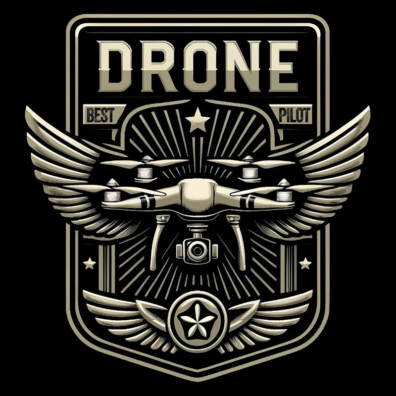 Conception de l’insigne de pilote de drone d’aviation