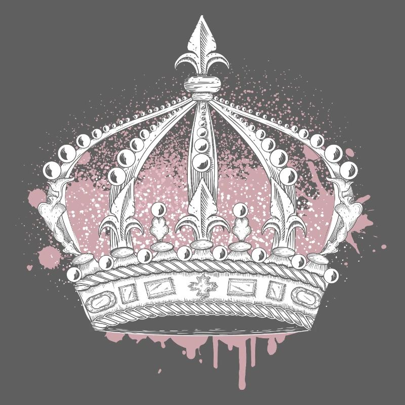 Artful Crown with Graffiti Splash