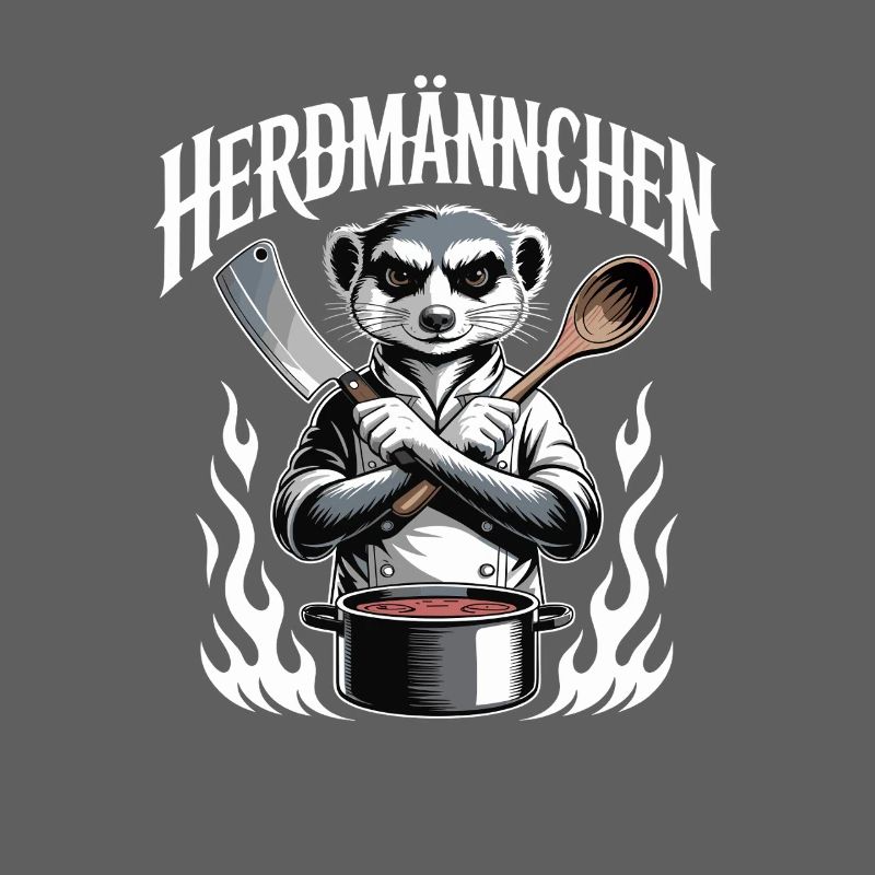 Herdmannchen Kochen Lustiger Koch Herdmannchen