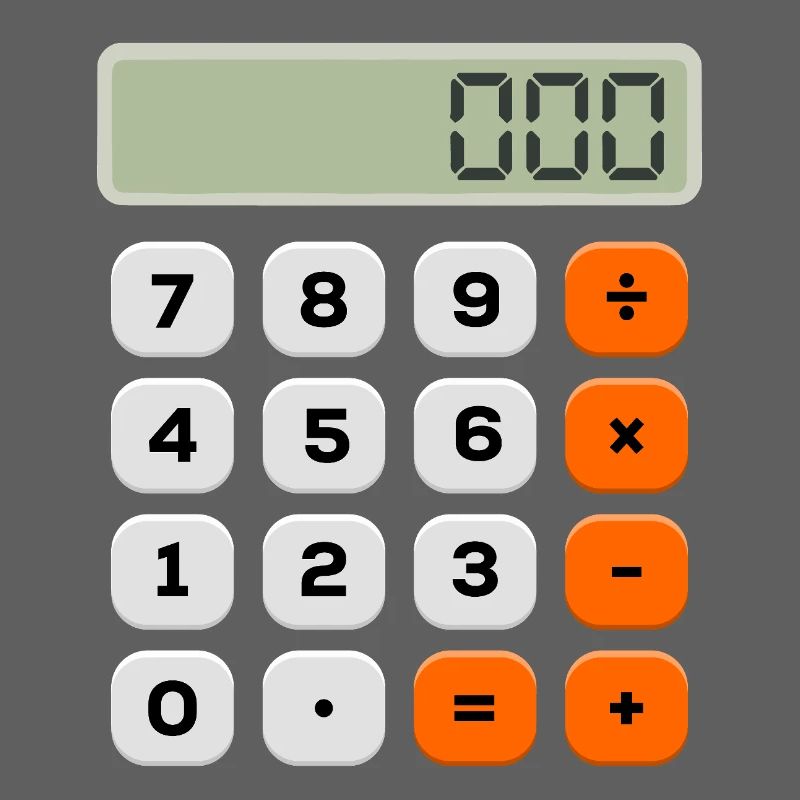 Number Day Minimalist Calculator Numerical Pattern