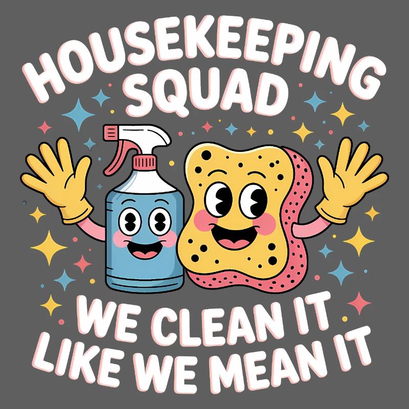 Funny Cleaning Design