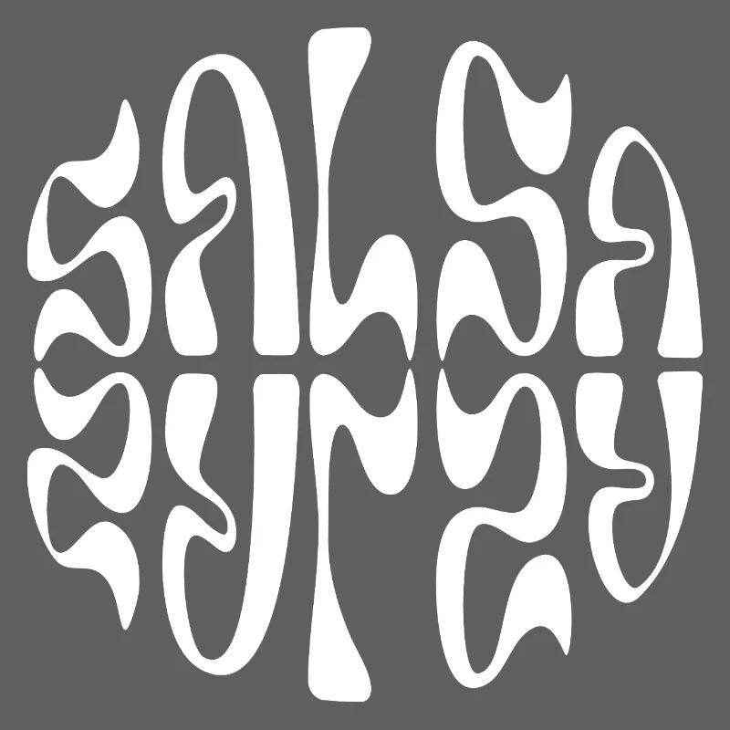 Salsa Pulse Circular Typography