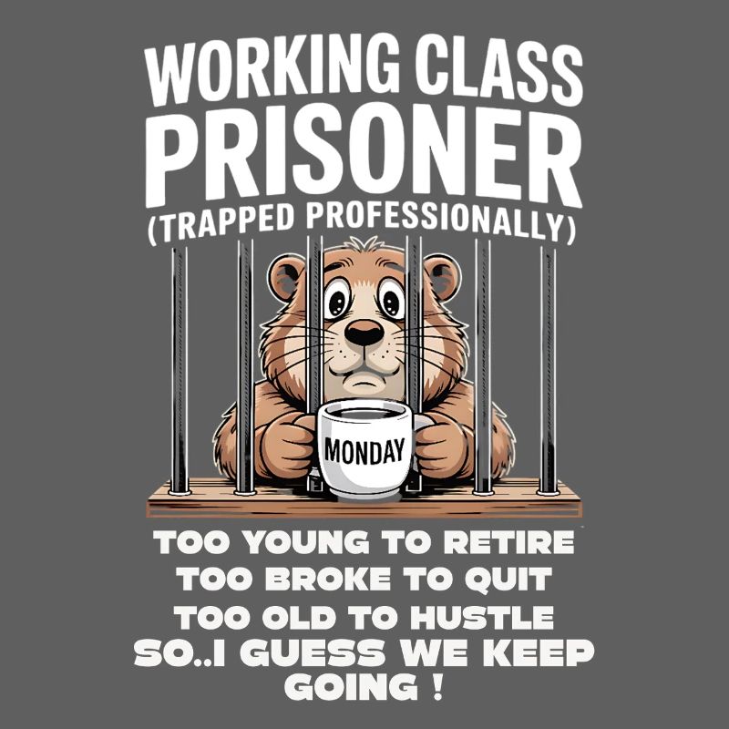 Monday Trapped Work Funny Work Outfit