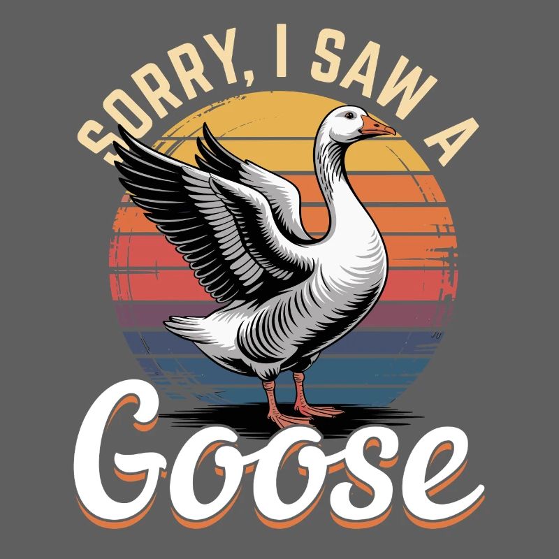 Funny Bird Goose
