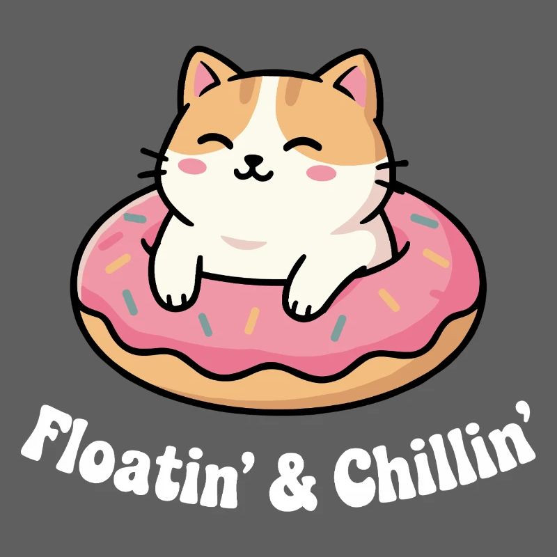 Cat Donut Chill at Pinkfrost