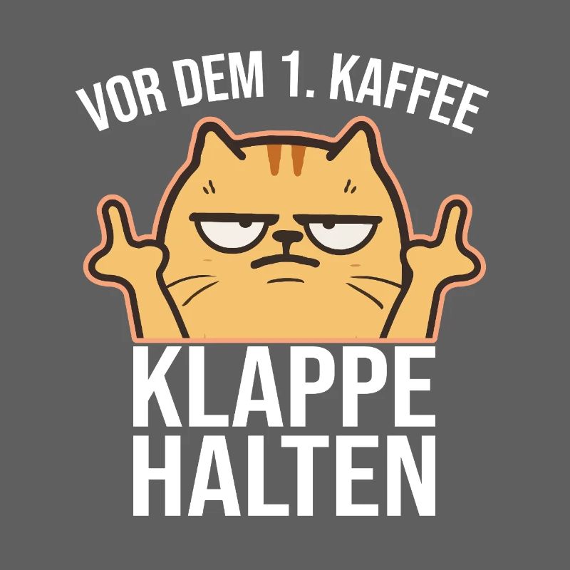 Nicht ansprechen vor dem ersten Kaffee - Morgens
