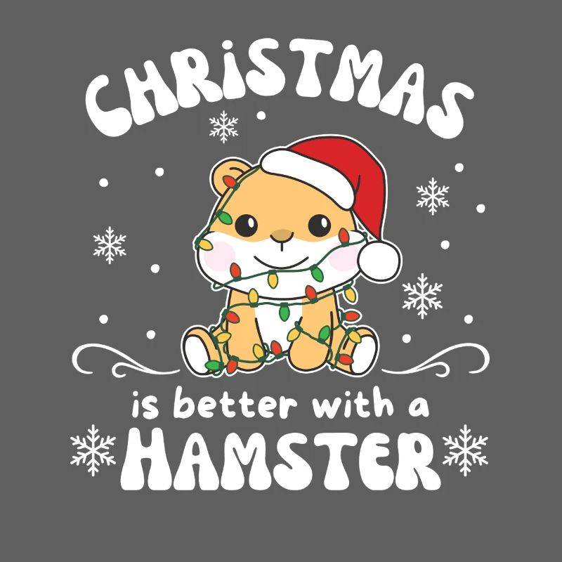 Christmas is better with a hamster