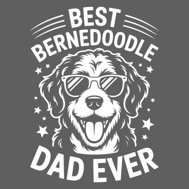 Bernedoodle Saying Dad Joke Bernedoodle Gift