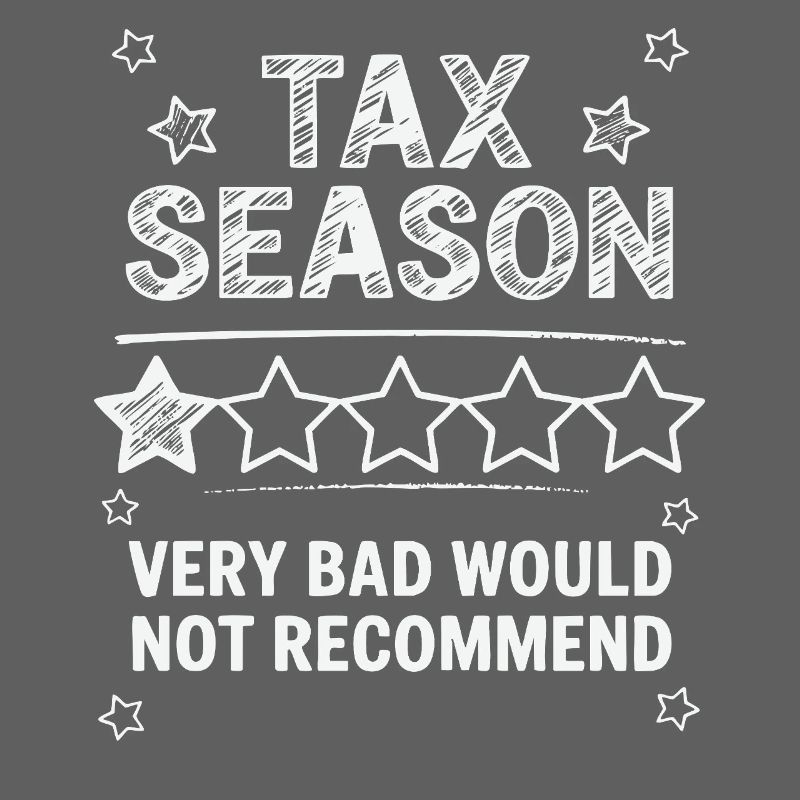 Saison des impôts - Conception de la note 1 étoile