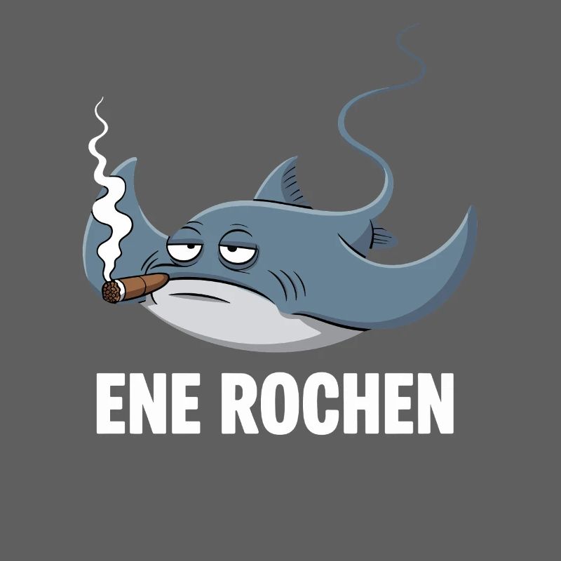 Ene Rochen Raucher Spruch Zigarette Kippe Rauchen