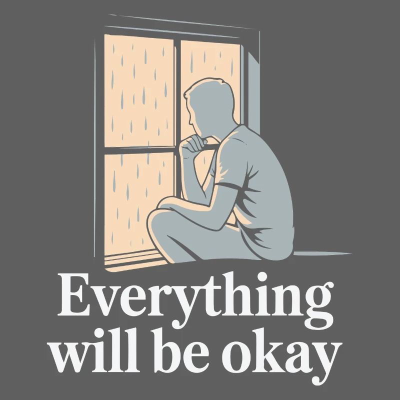 Rainy Window Hope Silhouette