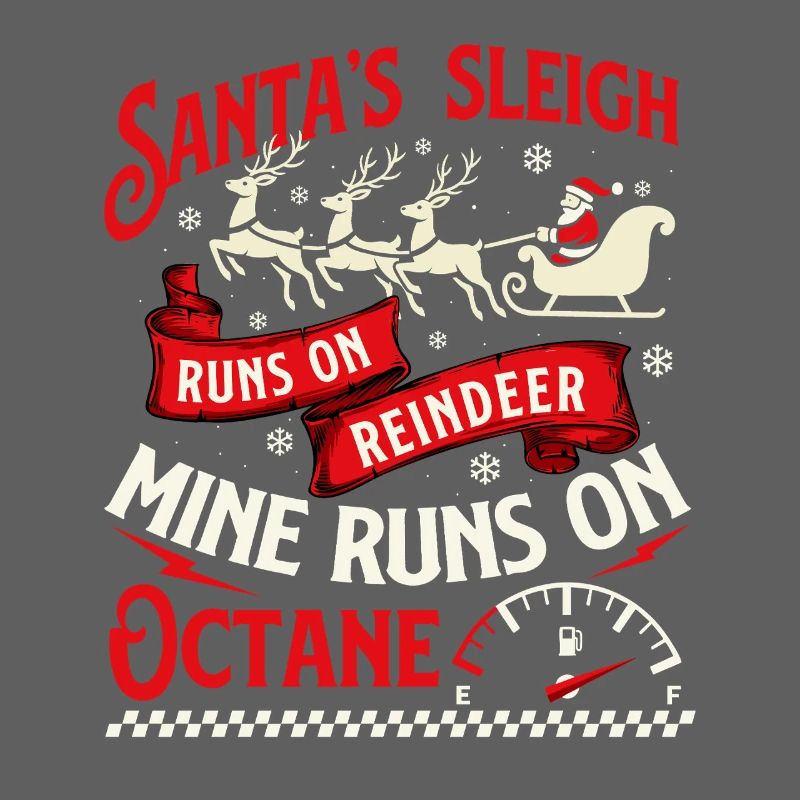 Santa’s Sleigh Reindeer Mine Runs On Octane Funny