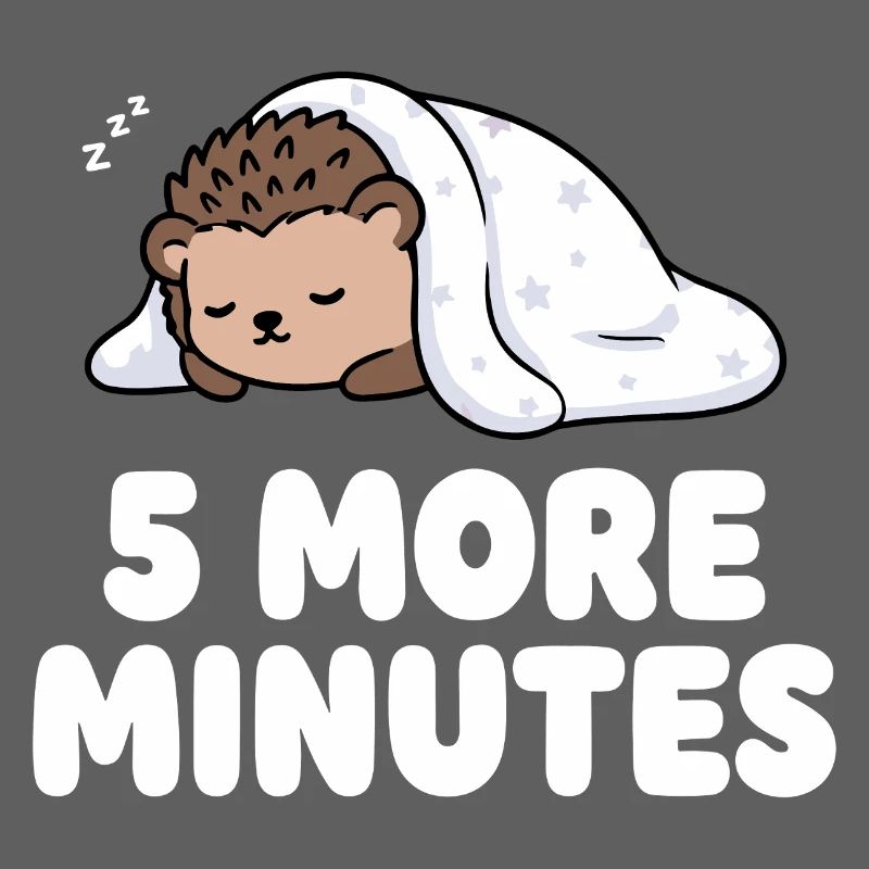 5 minutes de sommeil de plus hérisson