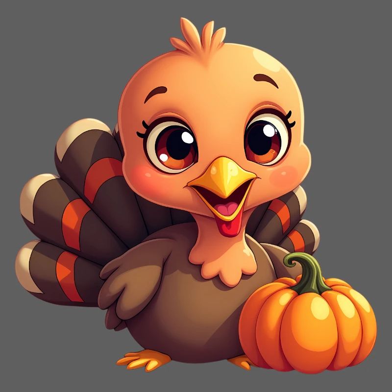 Bébé dinde de Thanksgiving