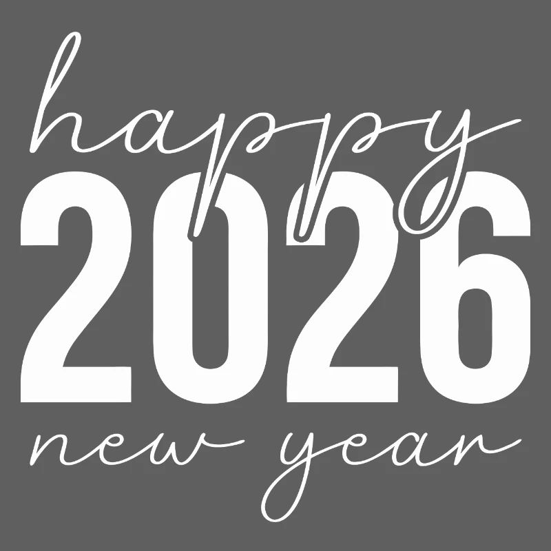 New Year Jubilee 2026 Lettering