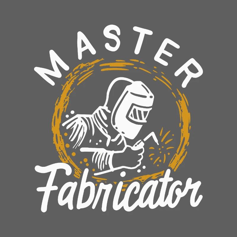 Master Fabricator Welding Graphic Tee Design