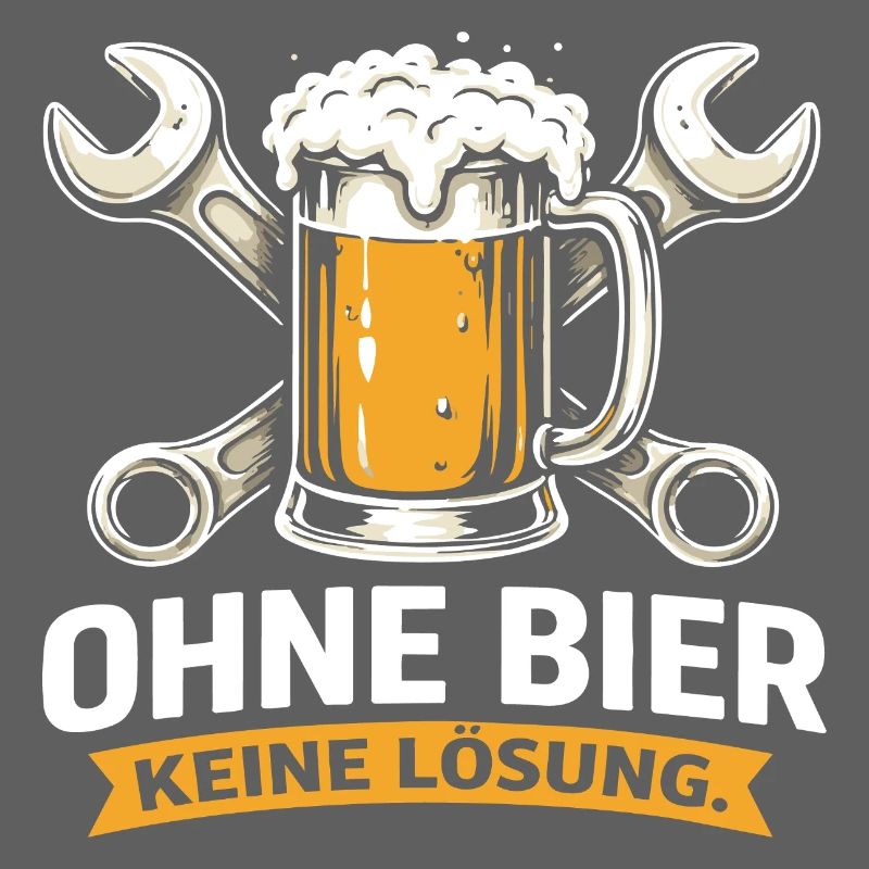 No solution without beer – Beer & Tools Shirt