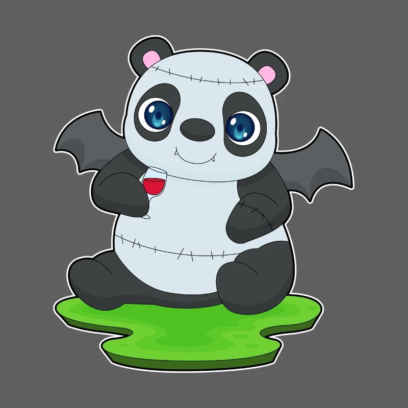 Panda Halloween Vampir