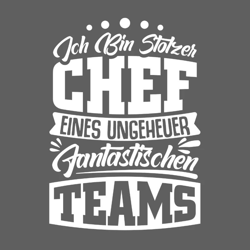 Stolzer Chef Chef Mann Abteilungsleiter Teamchef