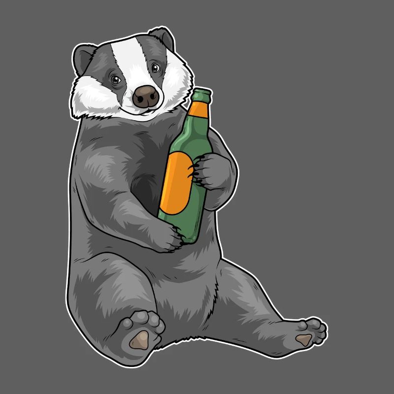 Bouteille de bière Badger