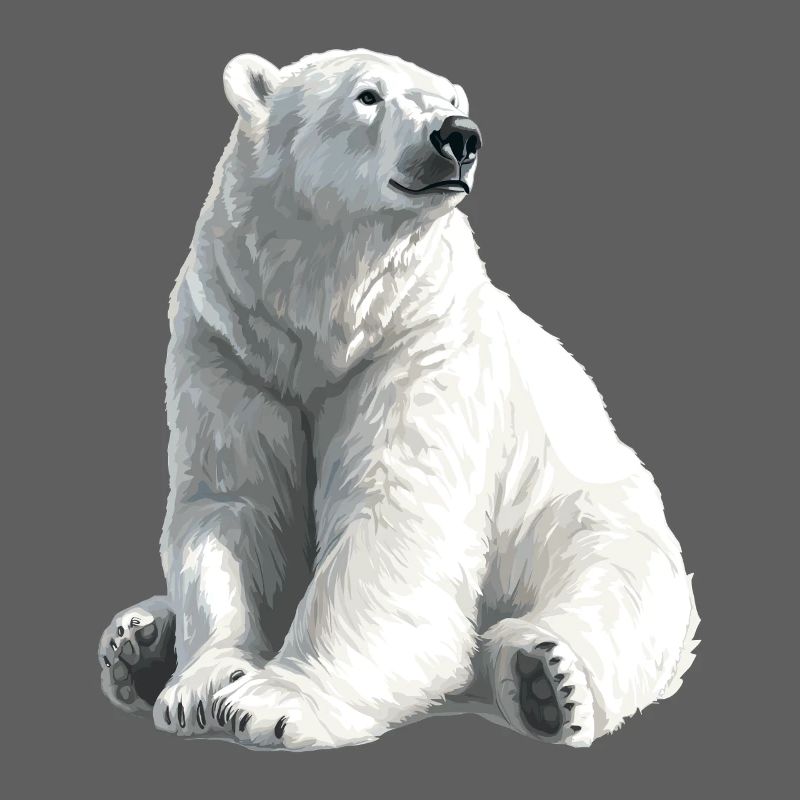 Polar Bär Illustration Eislicht
