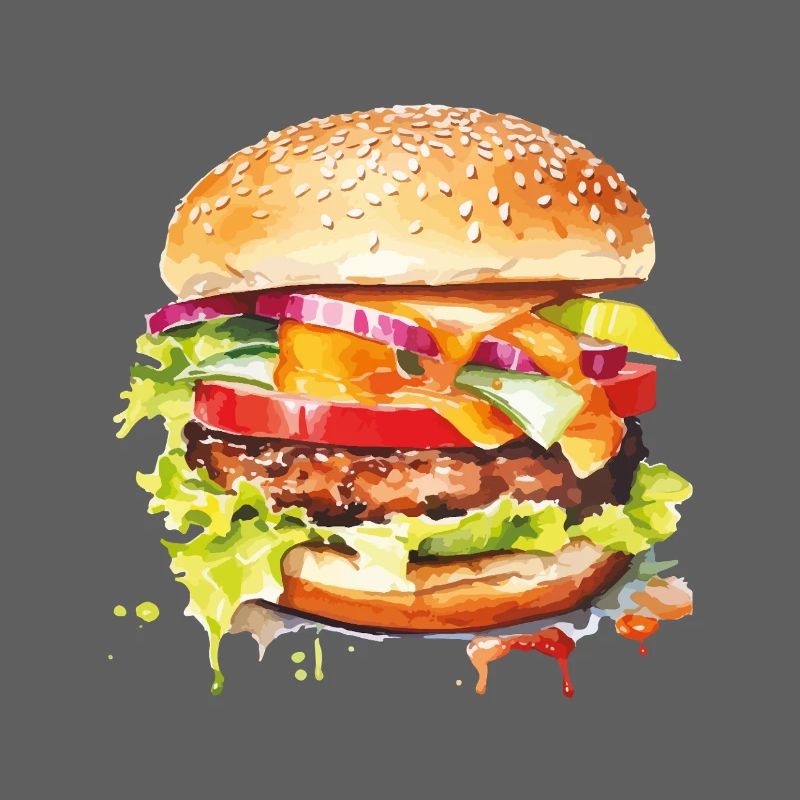 Hamburger Farbexplosion