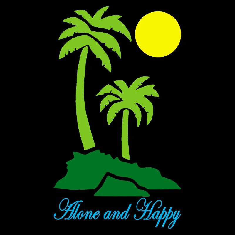 Alone and happy