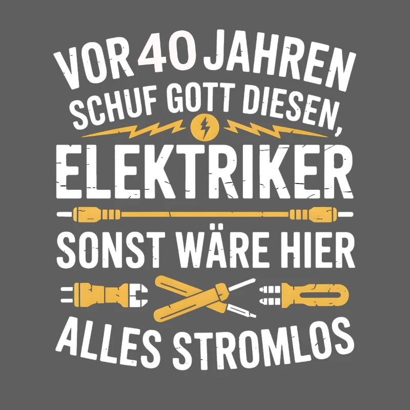 Electronics Technician 40 Birthday Electricity Electrician