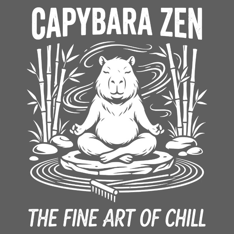 Tranquillité zen de Capybara