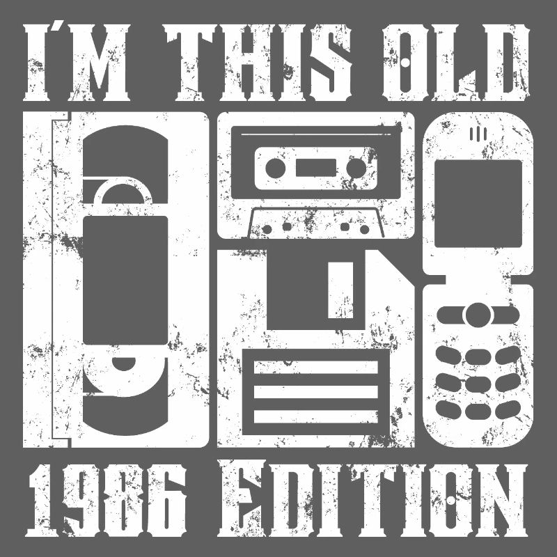 I'm This Old 1986 Edition Retro Design