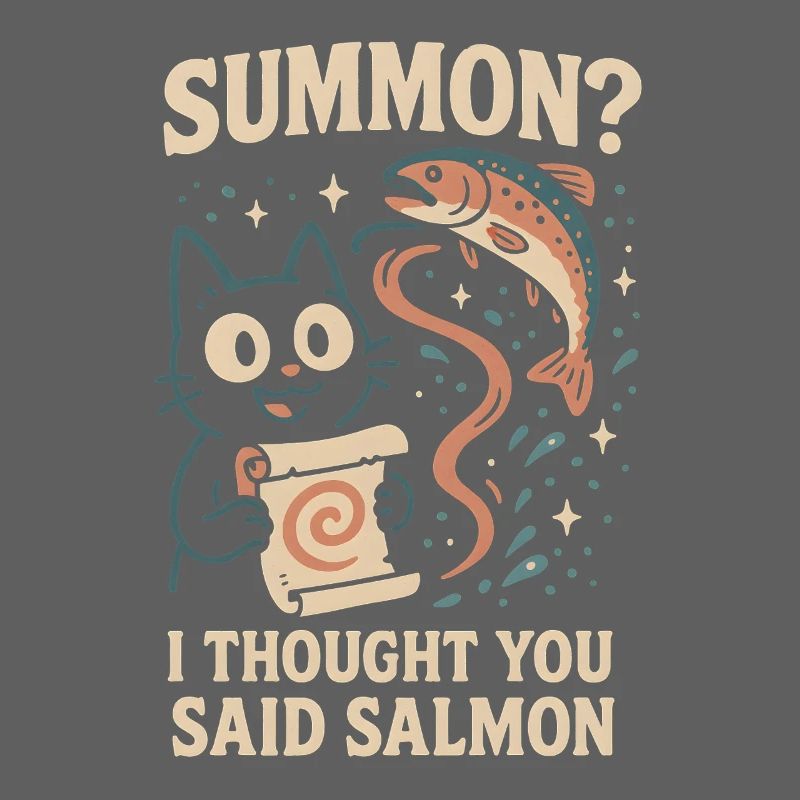 Invoquer du saumon ? | Chat Flippant Mignon