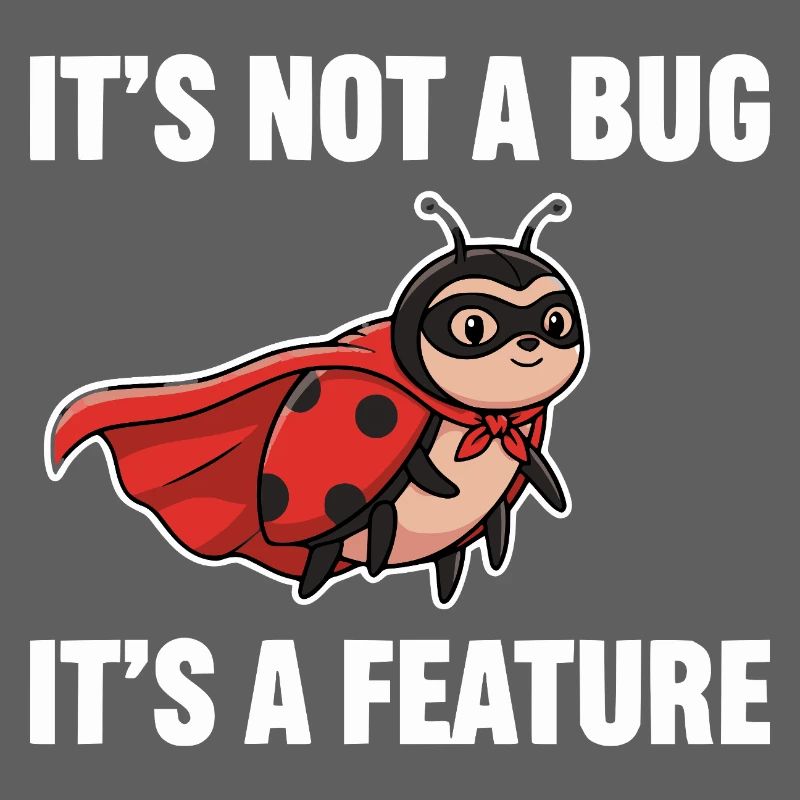 Kein Bug, nur Feature – Superheld Marienkäfer 