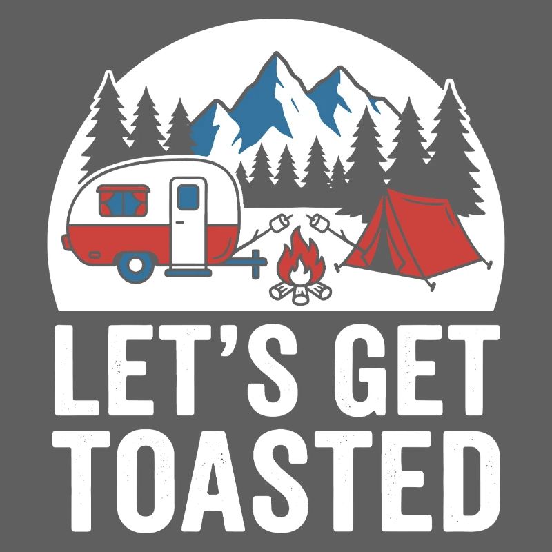 Campfire Camping Scene