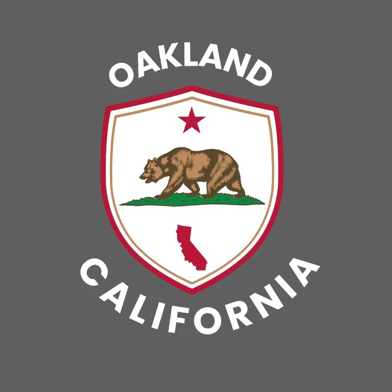 Oakland Bear Flag Emblem