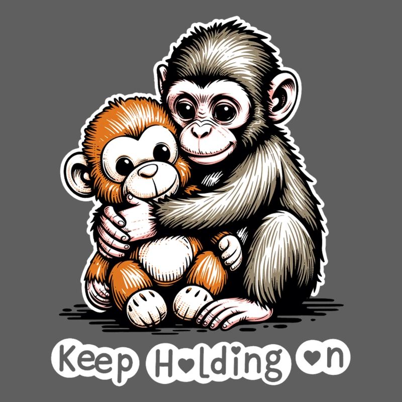 Monkey Hug Duo: Keep Holding On