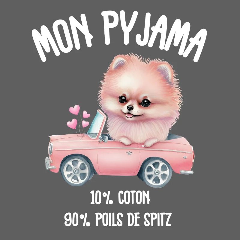 Pyjama Chien Spitz Poméranie Drôle