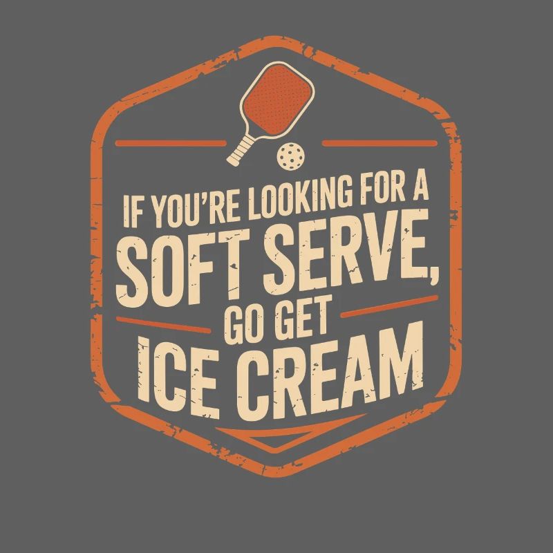 Pickleball Spieler Looking For Soft Serve Dinking