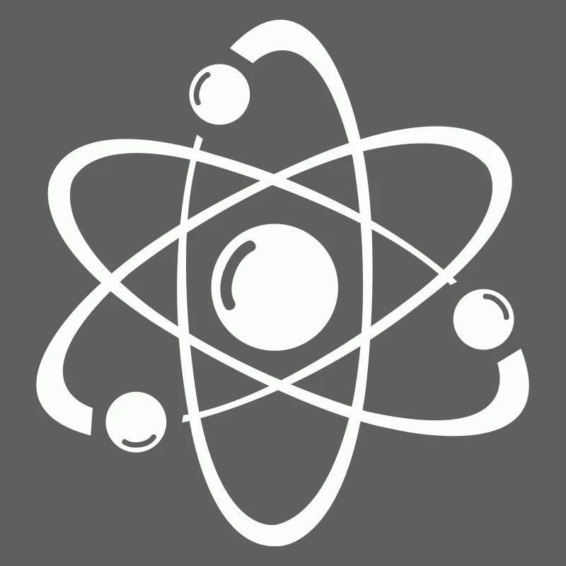 Atomic Model Line Art