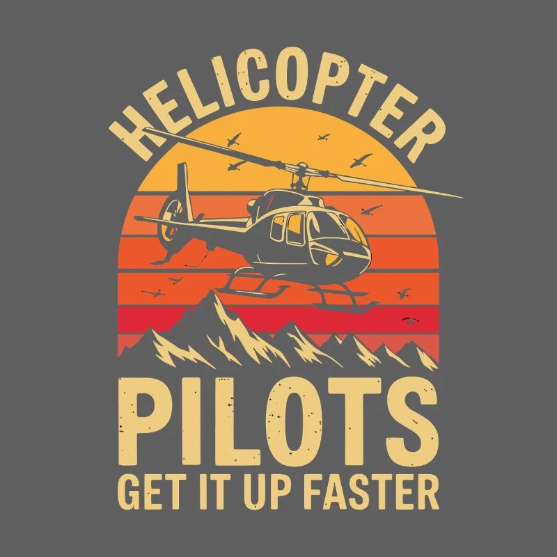 Les pilotes d’hélicoptère montent plus vite, Hubschrauber