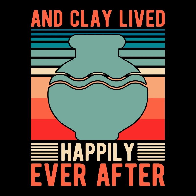Artist Painter Graphic And Clay Lived Happily Ever