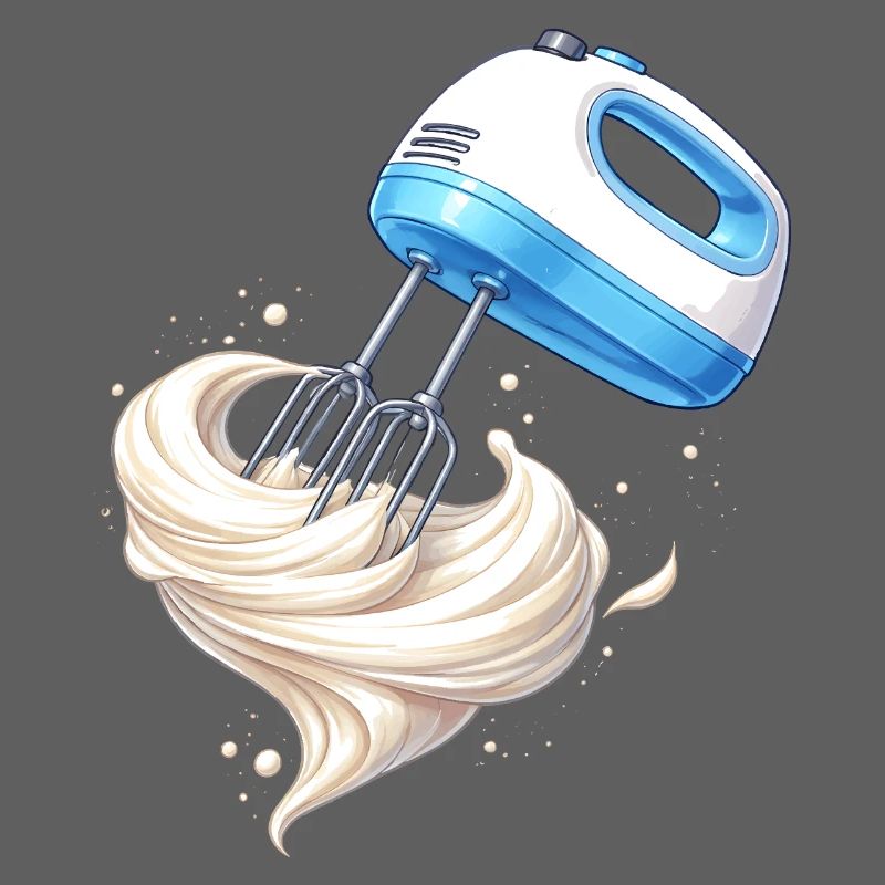 Whipping Cream Hand Mixer Baking Design