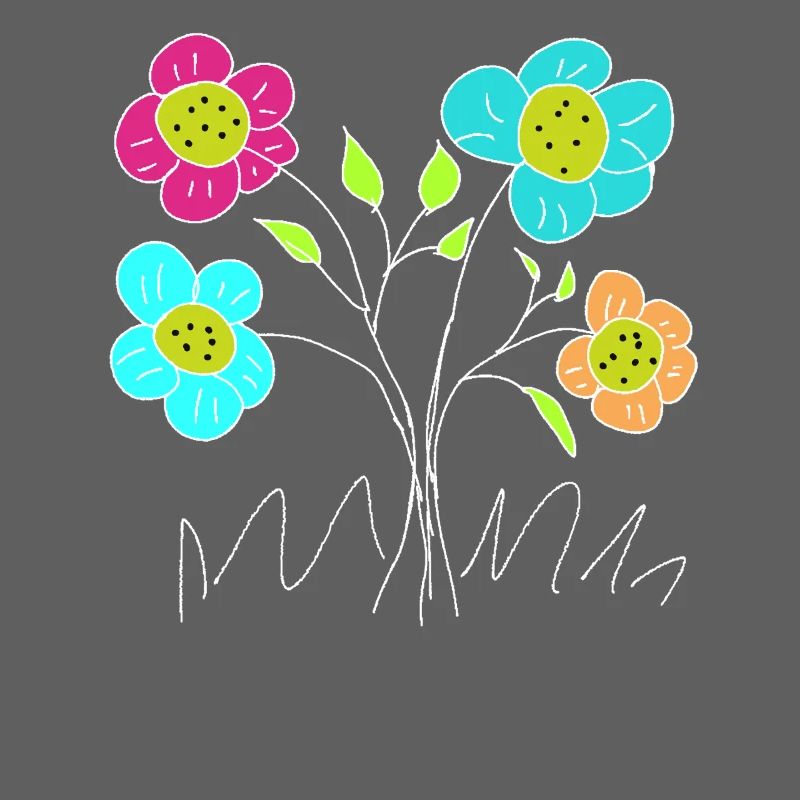 Flore du Jardin de Fleurs Joyeuses