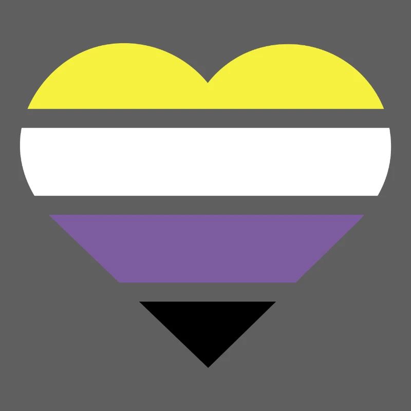 Pride Flag Heart · Nonbinary