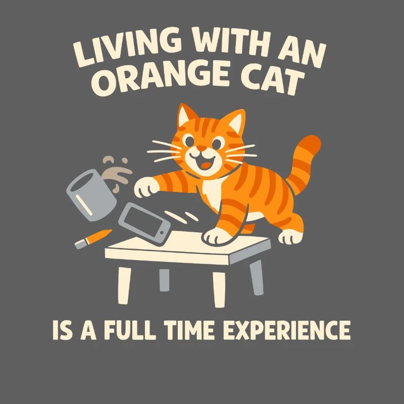Orange Cat Chaos Funny Cat Orange Tabby Meme