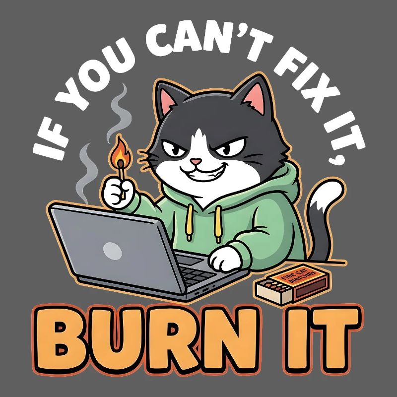 Burn It – Funny Saying for Programmers